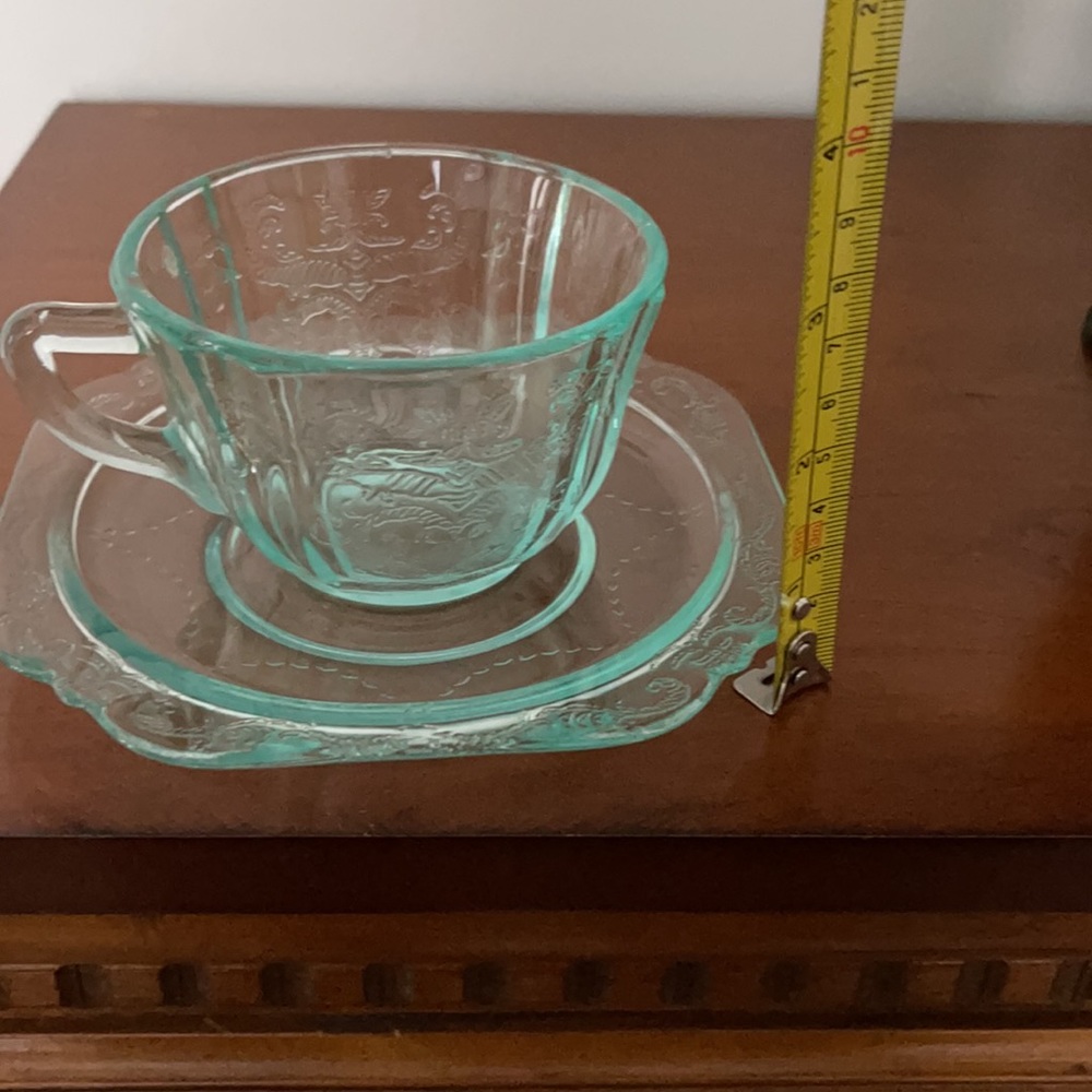 Federal Glass Recollection Cup and Saucer, 1970 - Picture 9 of 9